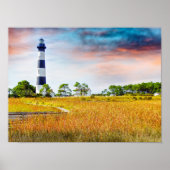 Bodie Lighthouse Outer Banks North Carolina Kunst Poster (Voorkant)