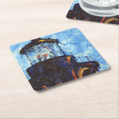 Bodie Lighthouse Top Kartonnen Onderzetters (Schuin)