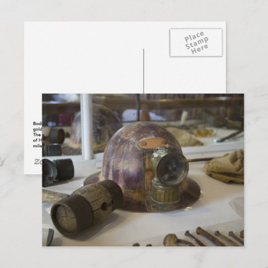 Bodie Miner's Helmet Briefkaart (Voorkant / Achterkant)