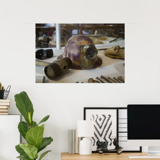 Bodie Miner's Helmet Poster (Thuiskantoor)