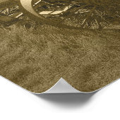 Bodie Mining Cart Sepia Poster (Hoek)