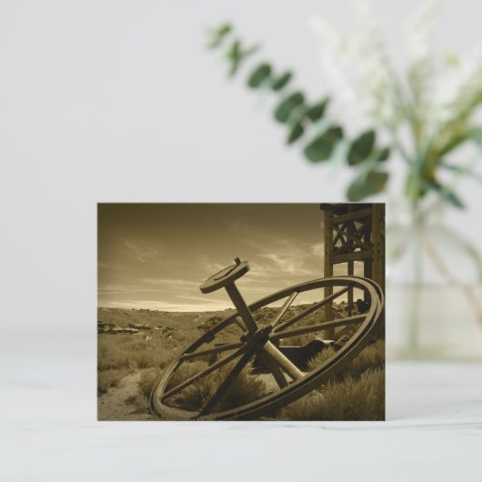 Bodie Mining Flywheels Briefkaart (Staand voorkant)