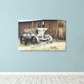 Bodie State Historic Park, CA Canvas Afdruk (Insitu (Houten vloer))