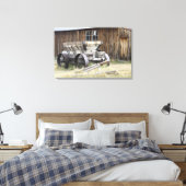 Bodie State Historic Park, CA Canvas Afdruk (Insitu (Slaapkamer))