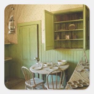 Bodie State Historic Park, California, Verenigde S Vierkante Sticker
