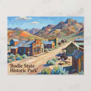 Bodie State Historic Park Californië Briefkaart