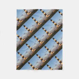 Bodie sunset and full moon fleece deken