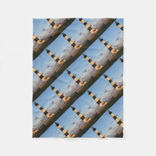 Bodie sunset and full moon fleece deken