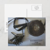 Bodie Watchman's Clock and Keys Briefkaart (Voorkant / Achterkant)
