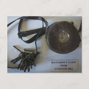 Bodie Watchman's Clock and Keys Briefkaart
