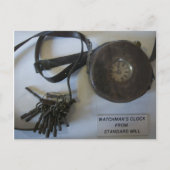 Bodie Watchman's Clock and Keys Briefkaart (Voorkant)
