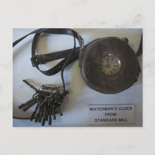 Bodie Watchman's Clock and Keys Briefkaart (Voorkant)