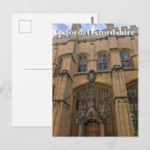 Bodleian Library Entree, Oxford Briefkaart (Voorkant / Achterkant)