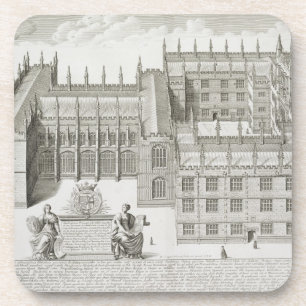 Bodleian Library, Oxford, van 'Oxonia Illustrata' Drankjes Onderzetter