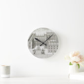 Bodleian Library, Oxford, van 'Oxonia Illustrata' Ronde Klok (Huis)