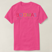 BODMAS-Wiskunde T-shirt (Design voorkant)