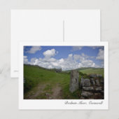 Bodmin Moor, Cornwall Briefkaart (Voorkant / Achterkant)