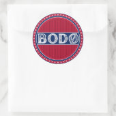 Bodø City Pride Embleem – Noorse identiteit Ronde Sticker (Tas)