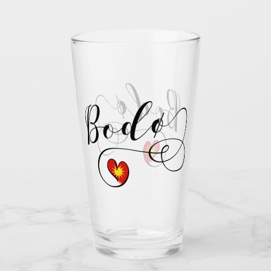 Bodø Flag Heart, Noorwegen, Bodö Glas (Voorkant)