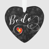 Bodø Flag Heart, Noorwegen, Bodö Ornament (voorkant)