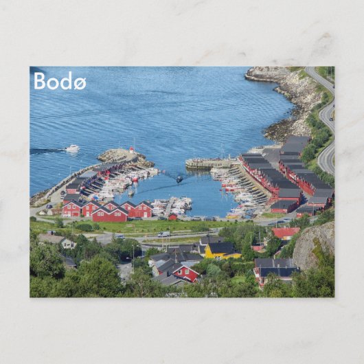 Bodo, Noorwegen Briefkaart (Voorkant)