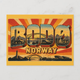 Bodø Noorwegen Kathedraal Briefkaart