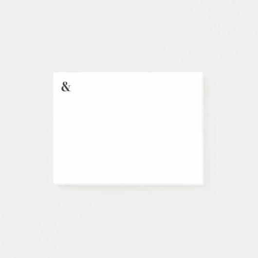 bodoni oldstyle 72 bold post-it® notes (Voorkant)
