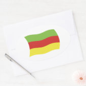 Bodos Mensen Vlag Sticker (Envelop)
