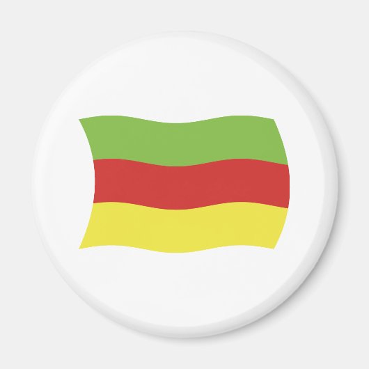 Bodos Volk Vlag Magneet (Voorkant)
