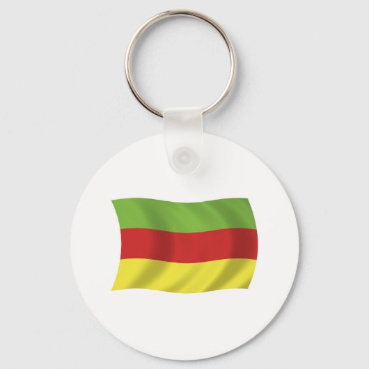 Bodos Volk Vlag Sleutelhanger (Voorkant)