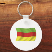 Bodos Volk Vlag Sleutelhanger (Voorkant)