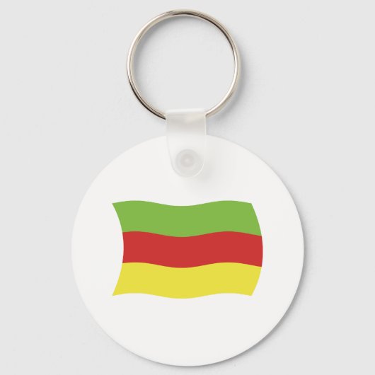 Bodos Volk Vlag Sleutelhanger (Voorkant)