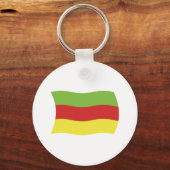 Bodos Volk Vlag Sleutelhanger (Voorkant)