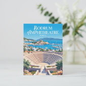 Bodrum Amfitheater Turkije Briefkaart (Staand voorkant)