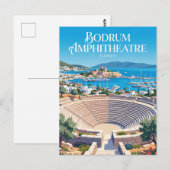 Bodrum Amfitheater Turkije Briefkaart (Voorkant / Achterkant)