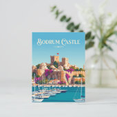 Bodrum Kasteel Turkije Briefkaart (Staand voorkant)