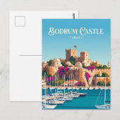 Bodrum Kasteel Turkije Briefkaart (Voorkant / Achterkant)
