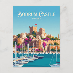 Bodrum Kasteel Turkije Briefkaart