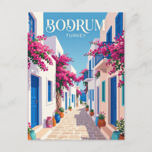 Bodrum Oude Stad Steeg Turkije Briefkaart