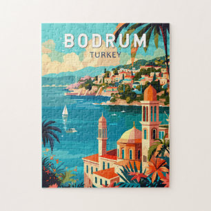 Bodrum Turkije Reizen Kunst Vintage Legpuzzel
