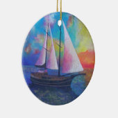 Bodrum Turquoise Coast Gulet Cruise Keramisch Ornament (Rechts)