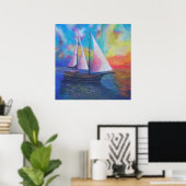 Bodrum Turquoise Coast Gulet Cruise Poster (Thuiskantoor)