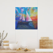 Bodrum Turquoise Coast Gulet Cruise Poster (Keuken)