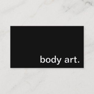 Body Art Visitekaartje
