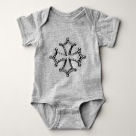 Body baby grijs Croix occitane Romper