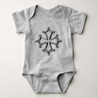 Body baby grijs Croix occitane Romper
