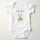 Body Baby Shower Panda Romper (Voorkant)