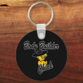 Body Builder Chick #4 Sleutelhanger (Voorkant)