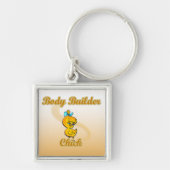 Body Builder Chick Sleutelhanger (Voorkant)