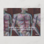 BODY BUILDER COLLECTOR KAARTEN VAN PAULA REILLY. (Achterkant)